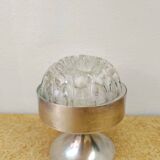 Silver-plated flower pick, space age, 1970s.