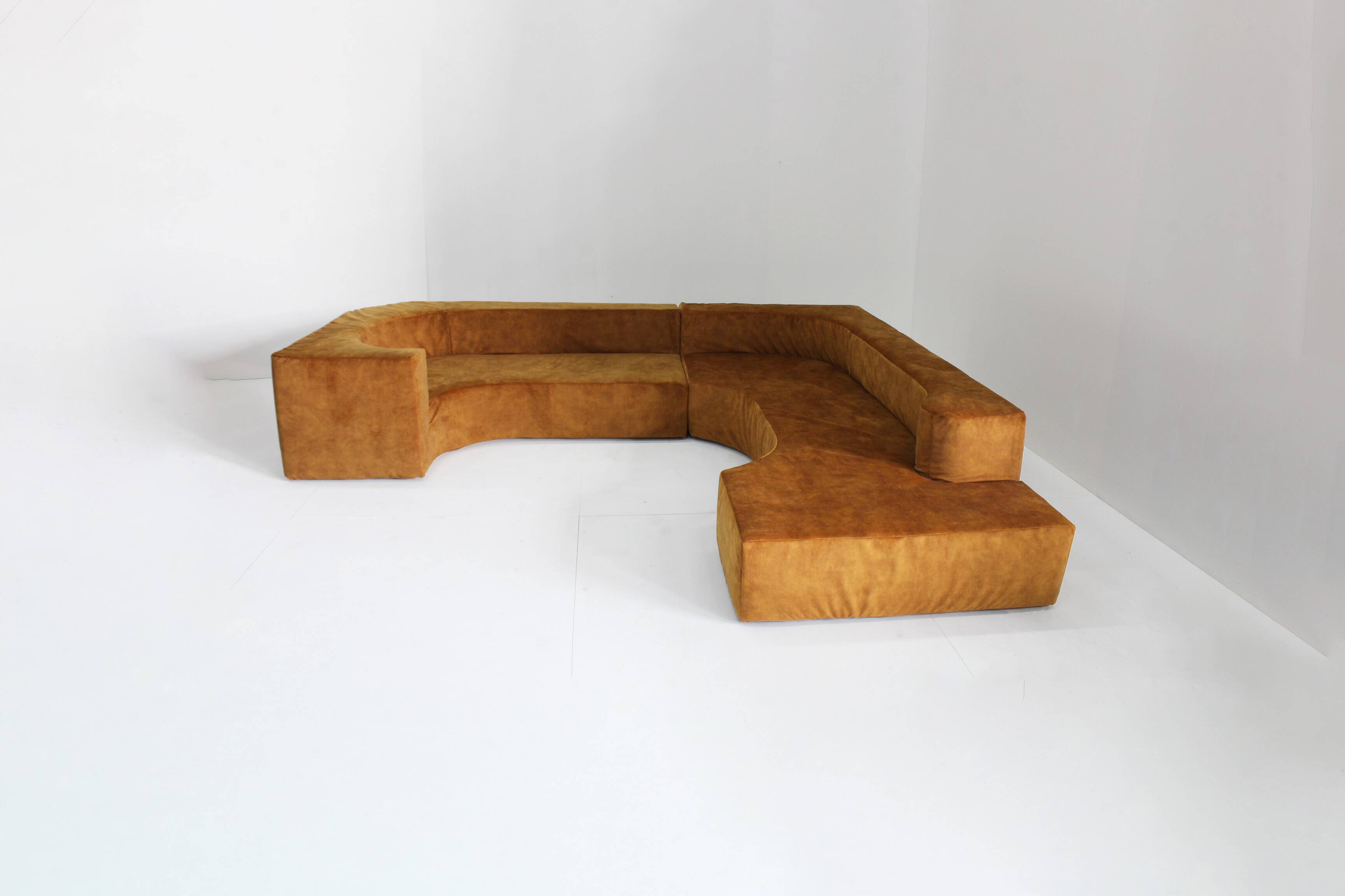 Vintage Modular corner sofa by Giovannetti Collection Italy 1990s
