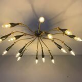 Mid-Century Modern Starburst Ceiling Lamp