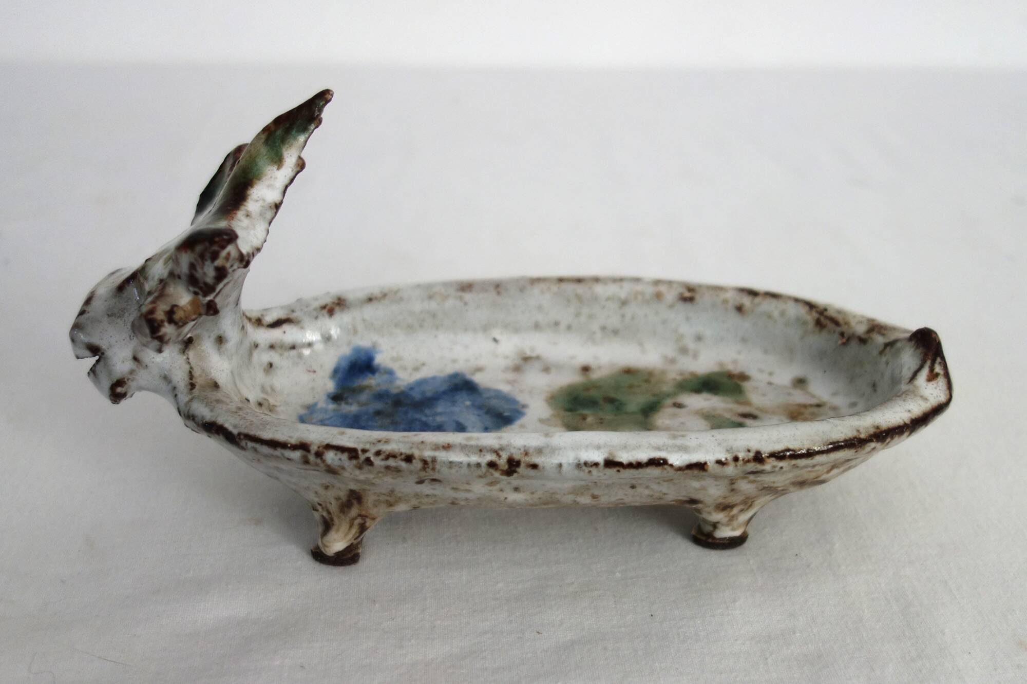 Zoomorphic ceramic pocket emptier by Albert Thiry, 1960