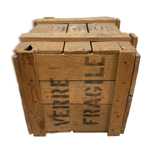 caisse en bois vintage