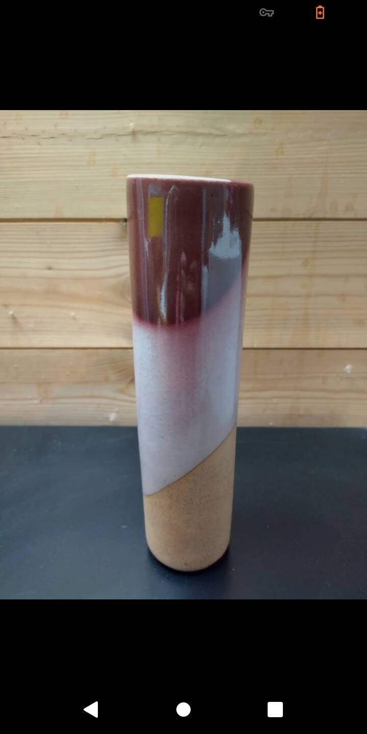 Habitat ceramic roller vase