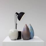 Authentic industrial floor lamp by Kap 1950.