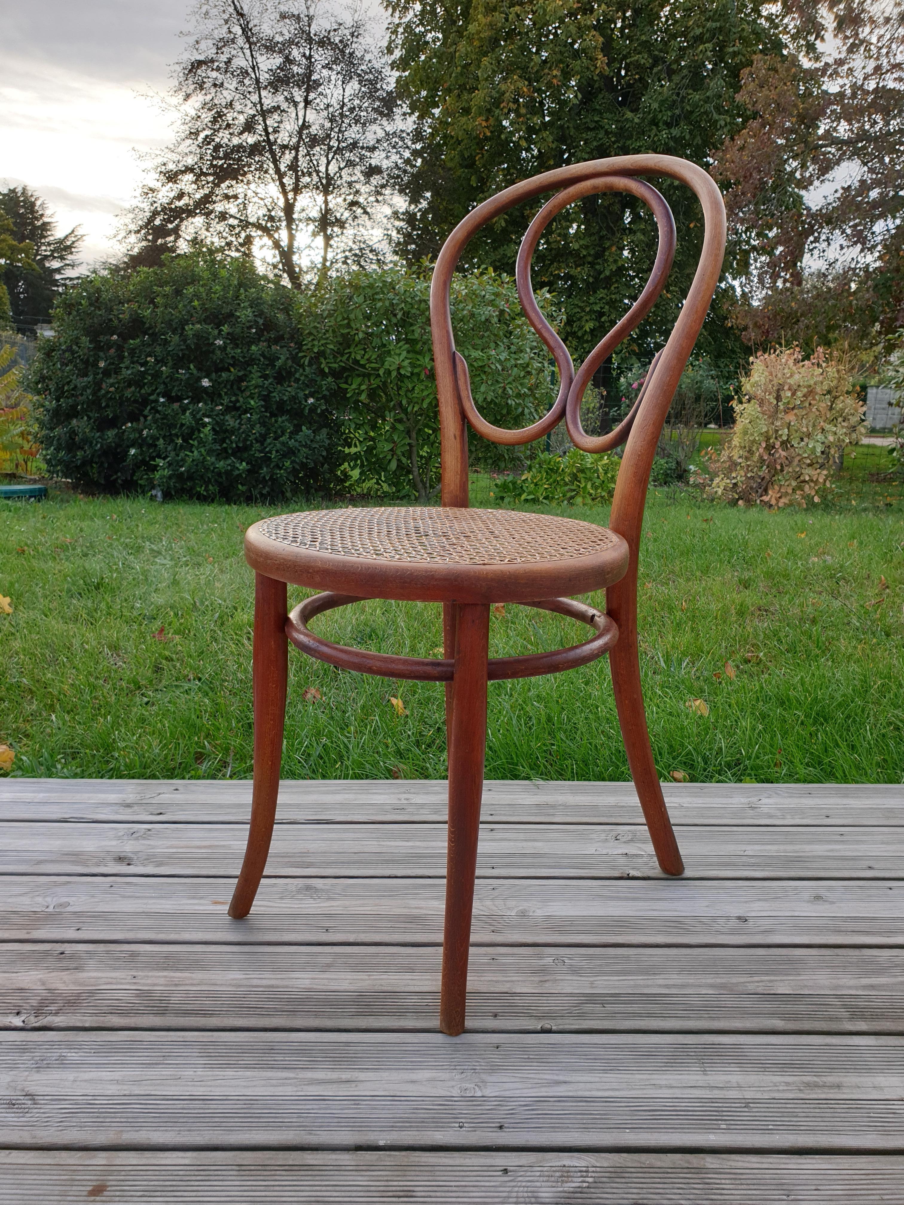 Série de 6 chaises Thonet N°20 Omega