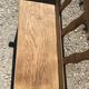19th 10th wood oak back bench