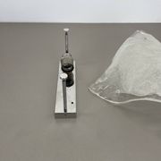 Large Organic Hollywood Regency Ice Glass Wall Light by Kalmar Lights, 1970