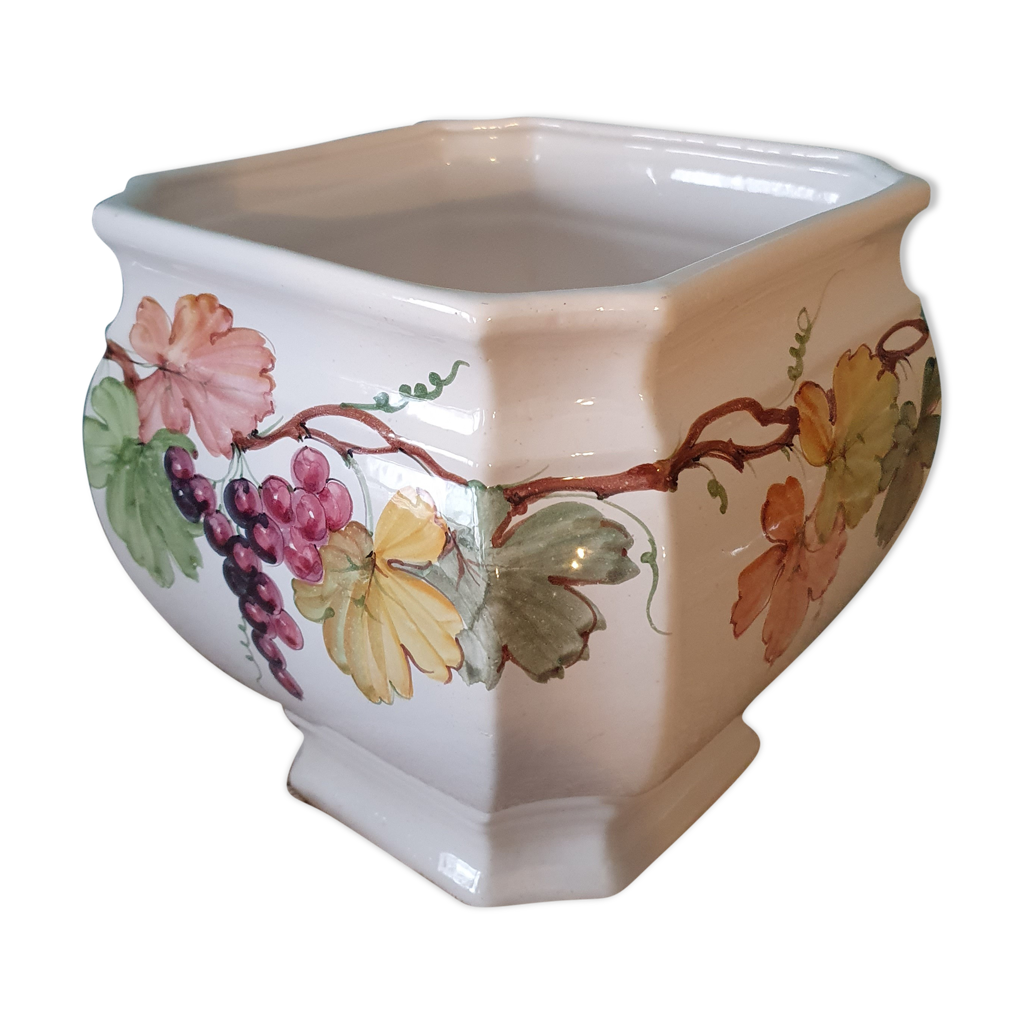 Cache pot larucci pour Christian Dior faience italienne | Selency
