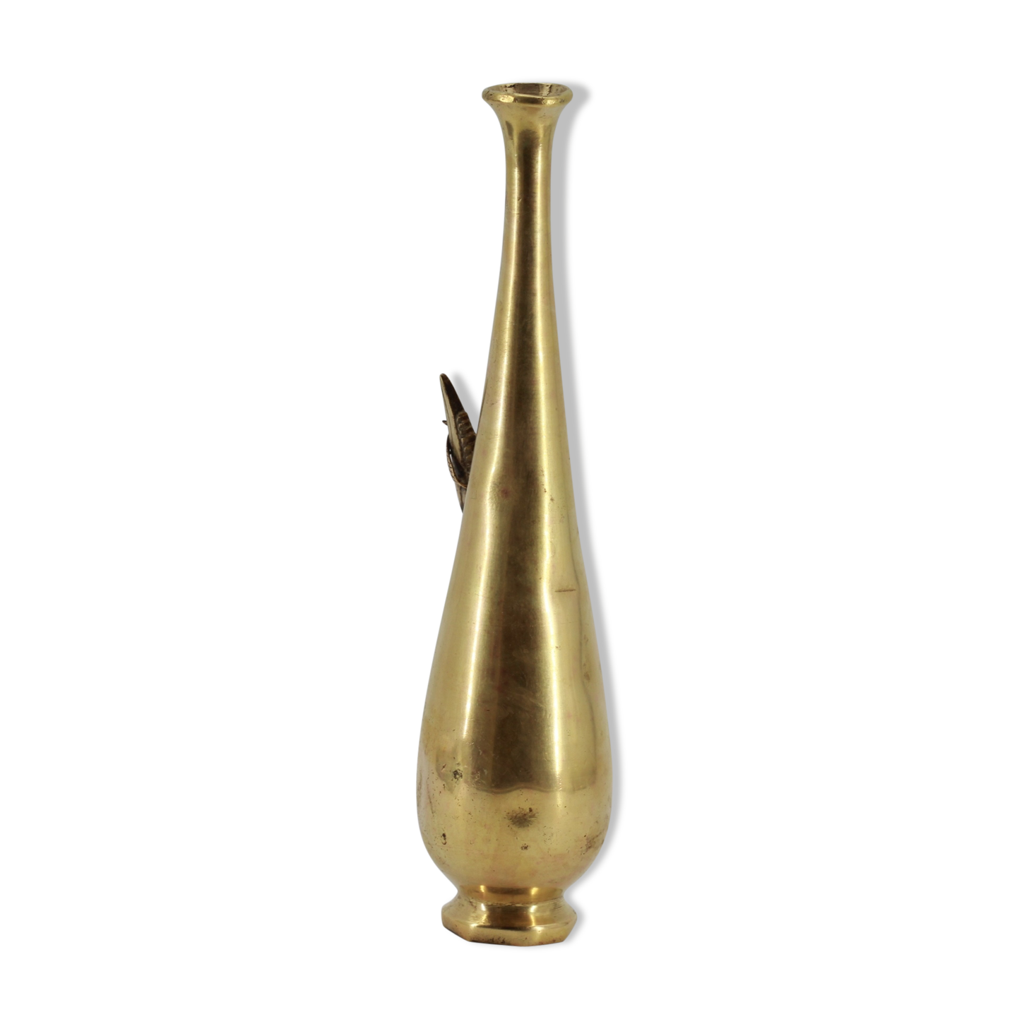 Cricket brass vase