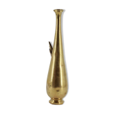 Vase en laiton criquet