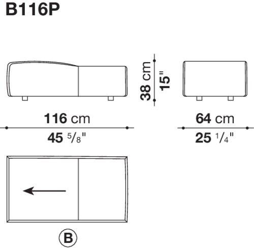 Bend Sofa B&B