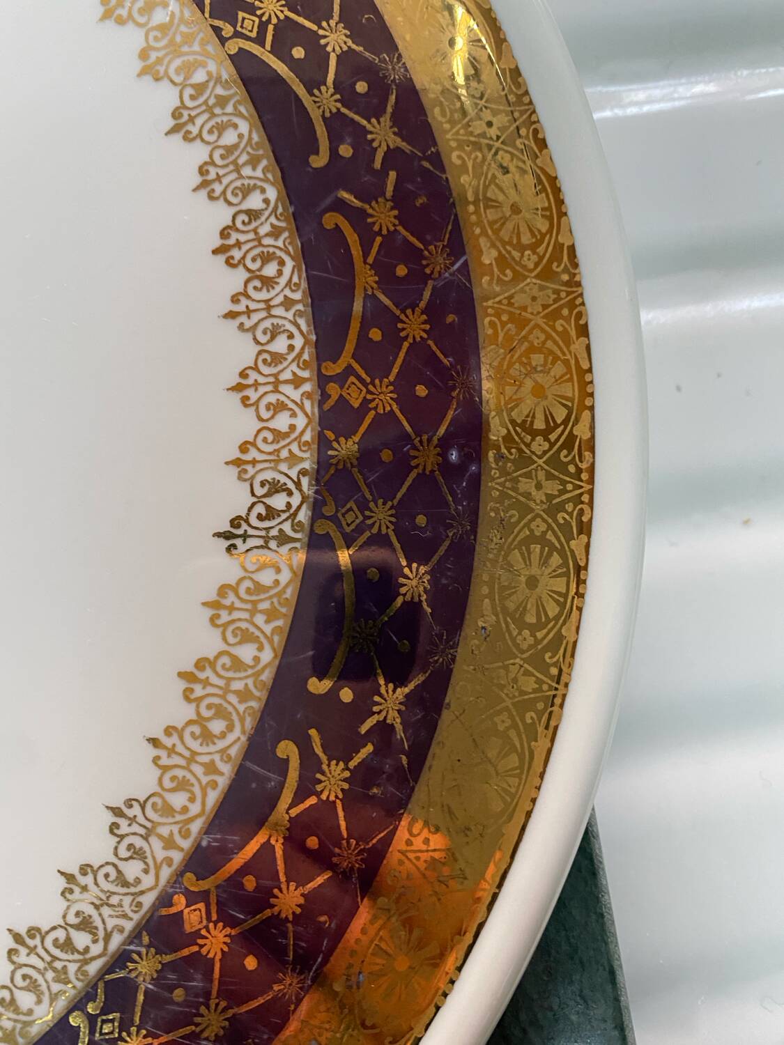 Vintage porcelain serving dish