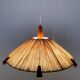 Suspension en sisal et teck par Temde