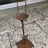 Pair of metal candlesticks