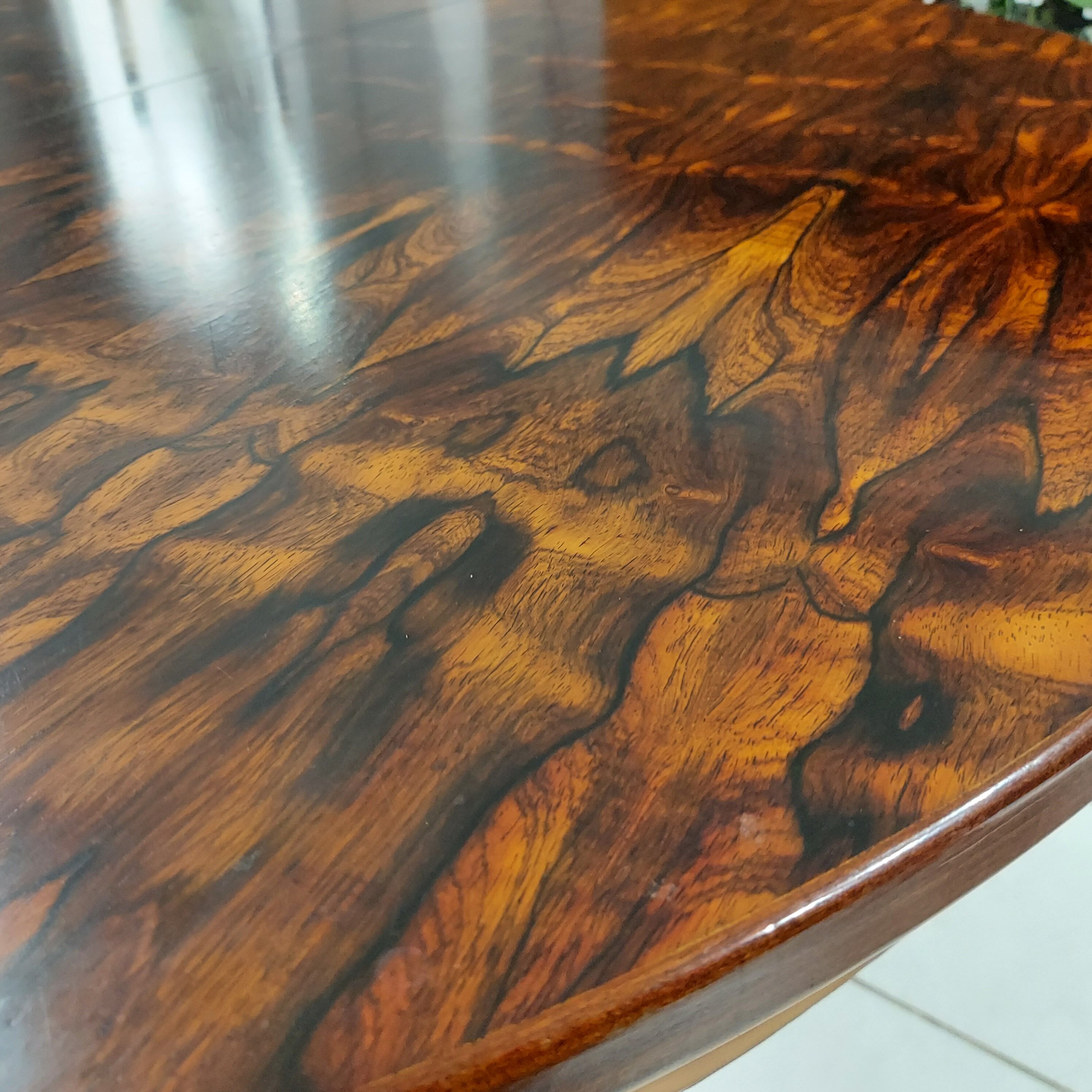 Scandinavian extendable rosewood table from the 1970s