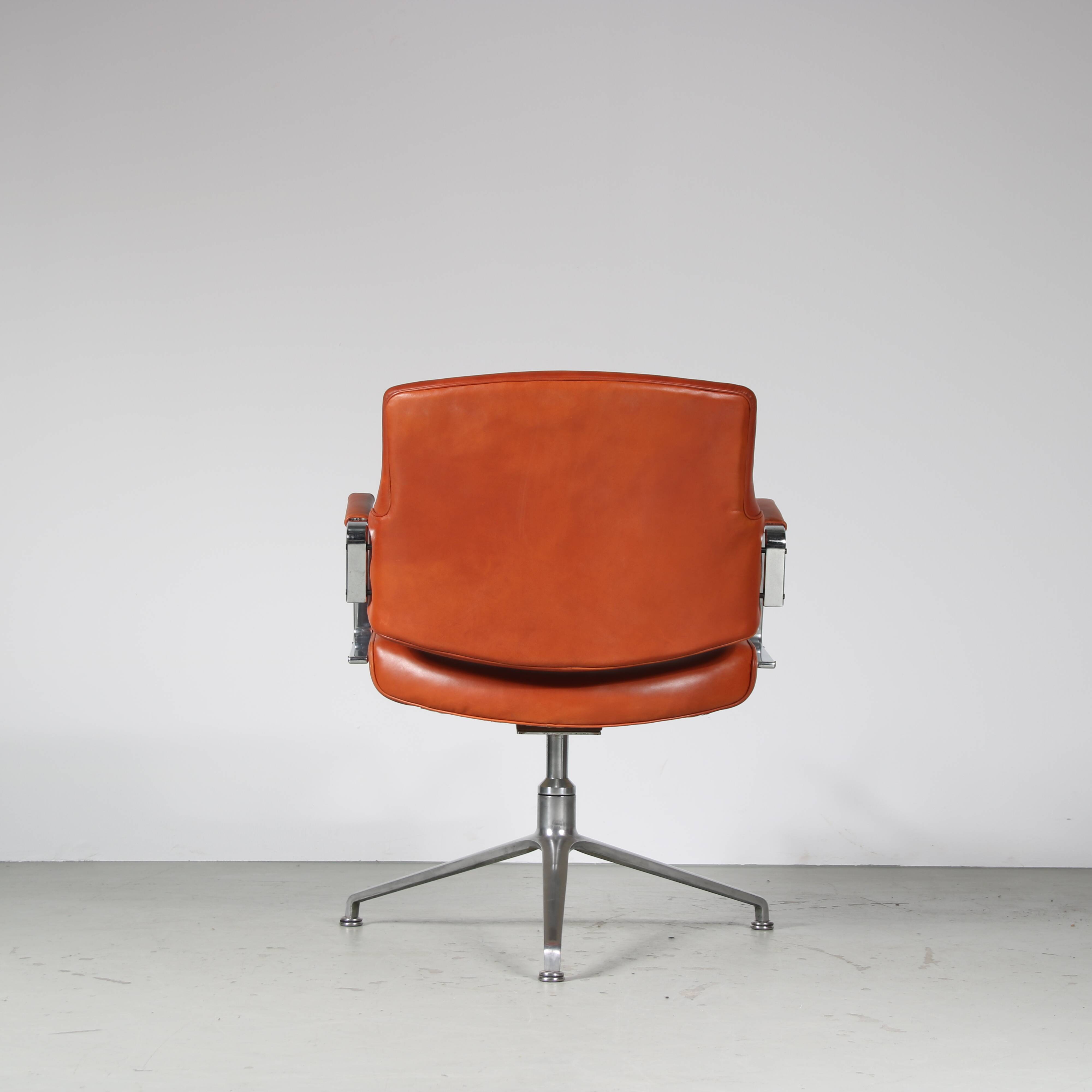 Chair by Preben Fabricius & Jorgen Kastholm for Kill International, Denmark 1970
