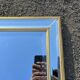 Louis XVI style gilded glazing bead mirror