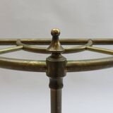 Support pour parapluie laiton et fonte demi lune