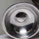 Small display stand with 3 vintage silver-plated metal bowls in Art Deco style