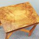 Art Deco table table in solid wood 40s