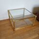 Table basse laiton Fratelli Orsenigo design Italien