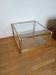 Brass coffee table Fratelli Orsenigo Italian design