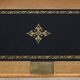 Blackened pearwood and amboyna sloping desk, Napoleon III period, mid-19th century