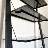 Postmodern Italian graffiti shelf by Rodney Kinsman for Bieffeplast, 1980s.