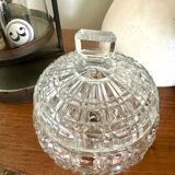 Former Portieux crystal sugar bowl