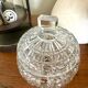 Former Portieux crystal sugar bowl