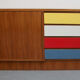 1960s sideboard with colored drawers