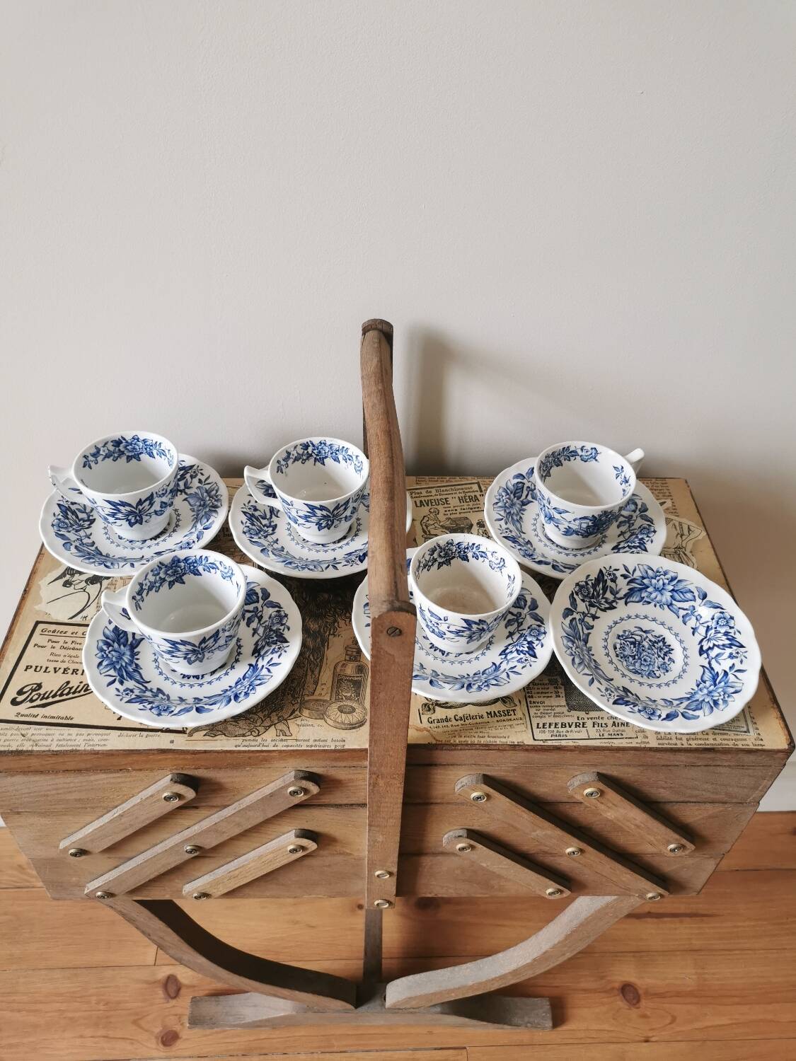 Vintage Ridgway Mugs, Pagoda