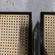 Pair of Marcel Breuer B32 Cesca black chairs