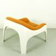Rare Space Age Fiberglass Lounge Chair by Sergio Mazza for Artemide