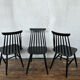 Série de 3 chaises 1950 1960