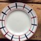 Set de 2 grandes et 2 petites assiettes modèle Lou basque