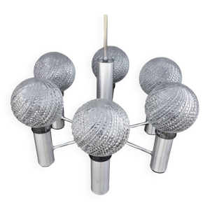 Lustre métal chrome