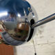 EyeBall floor lamp from the 70s in chromed metal