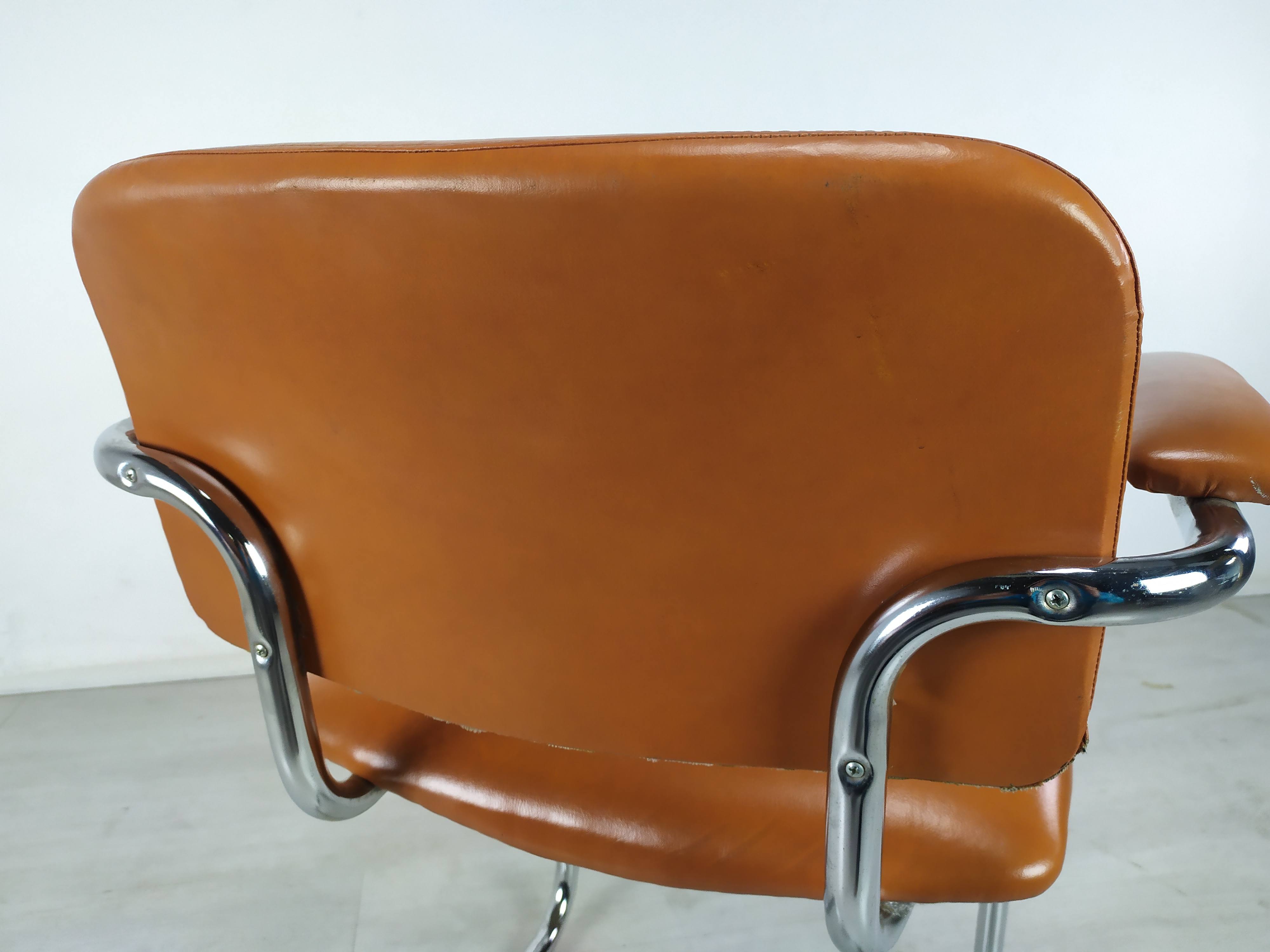 Leather armchair