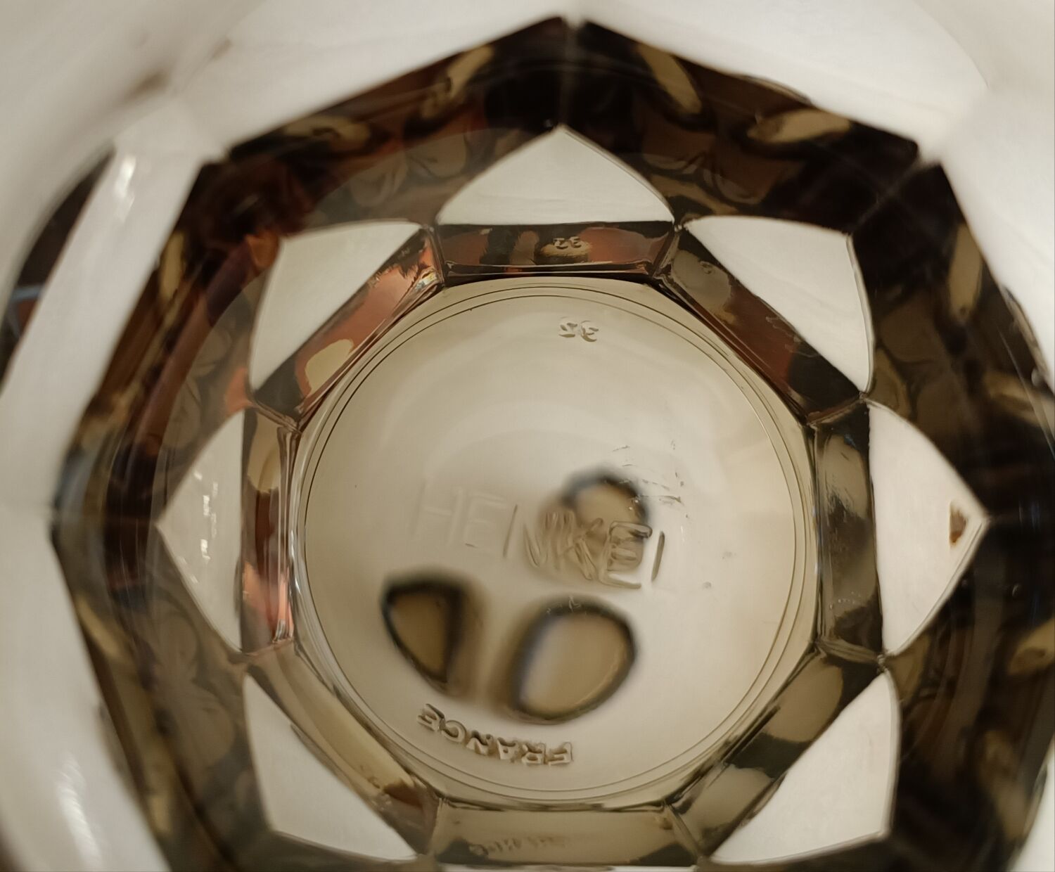 4 verres à eau vintage