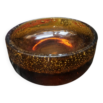 Coupe Vintage • Verre Bullé • Verrerie de Biot • 1960