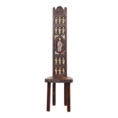 Chaise haute espagnole d'Ormecasa avec Jésus et les Apôtres, années 1970.