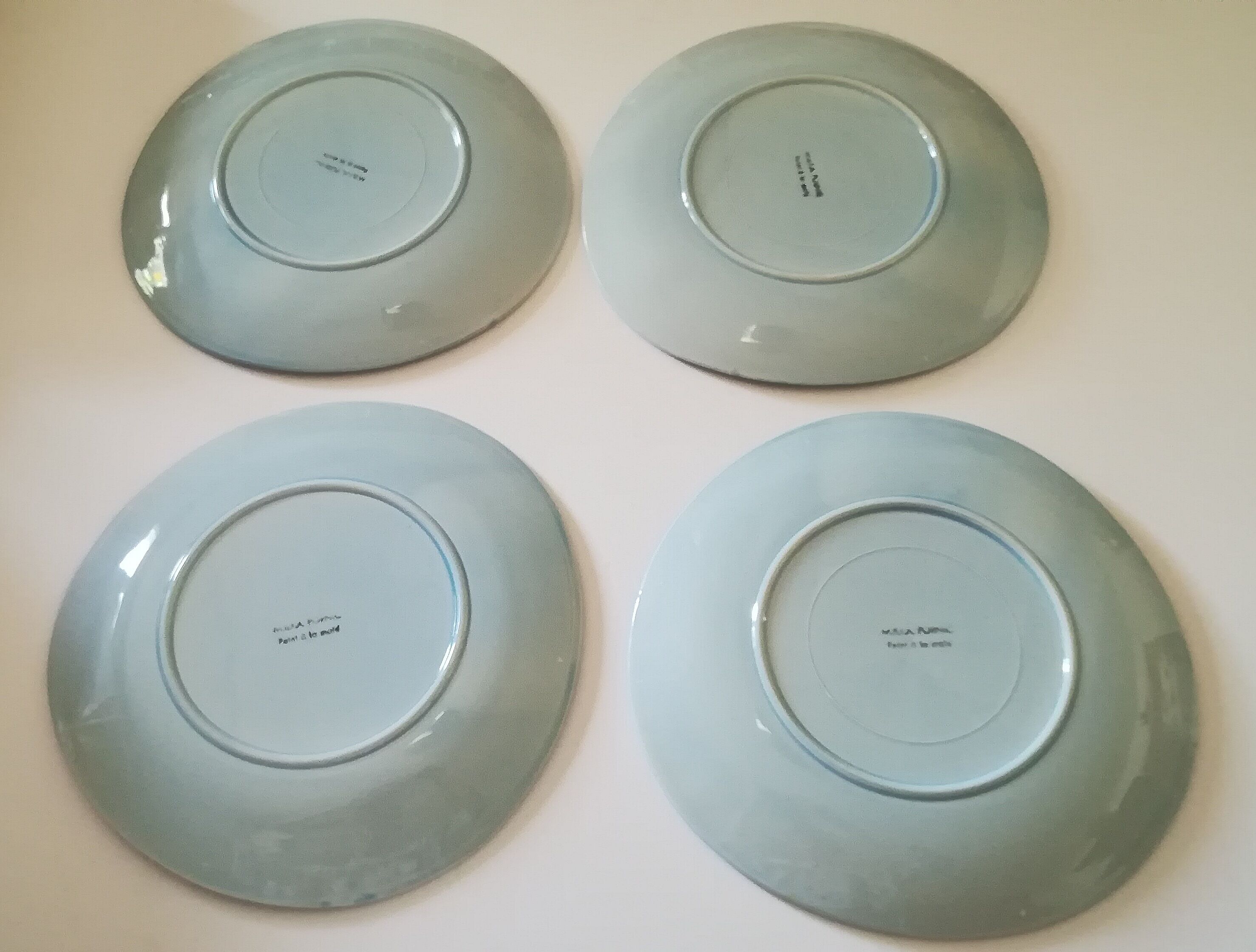 Four Crab Pornic Plates