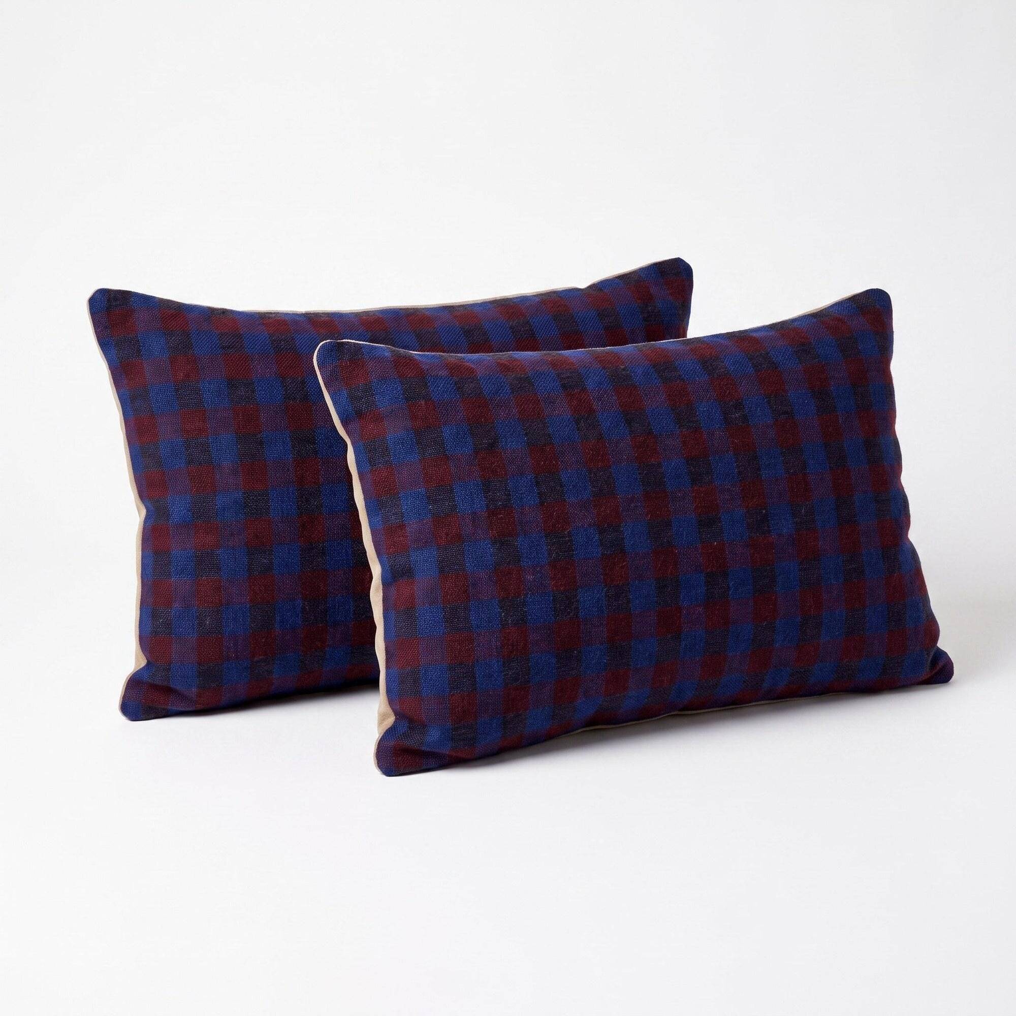 Set of 2 vintage kilim cushion covers 41x61 cm
