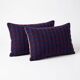 Set of 2 vintage kilim cushion covers 41x61 cm