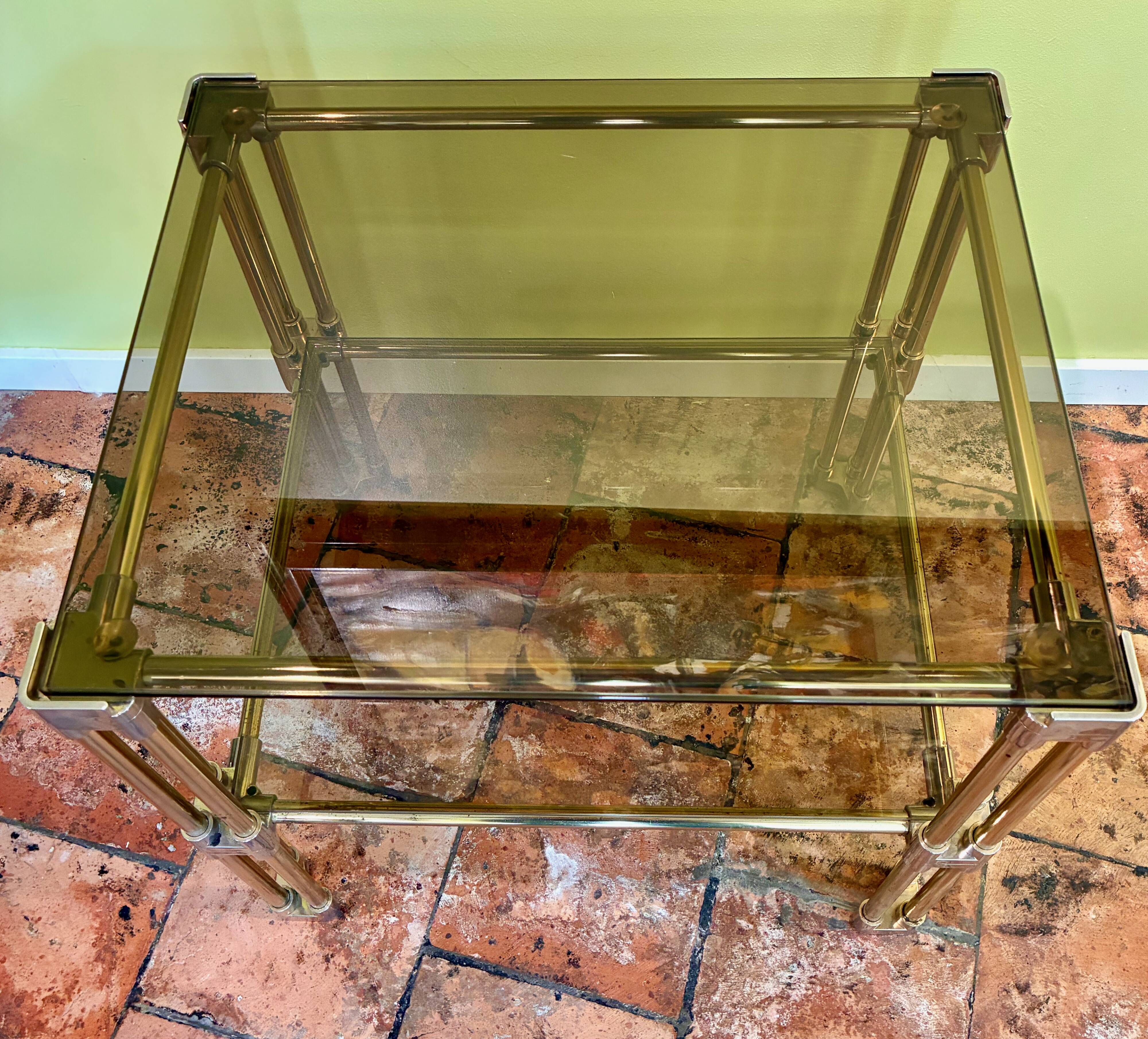 Tables d'appoint/chevets Hollywood Regency Design 70s