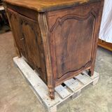 Solid oak two-door sideboard