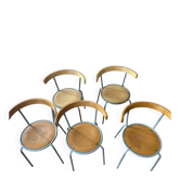 Set of 5 IKEA Korpo chairs, 1990s