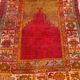 Old Turkish carpet Anatolia handmade 105x135 cm