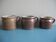 Lot of antique rustic stoneware pots, old french stoneware pots