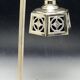 Art Nouveau silver-plated desk lamp, early 20th century